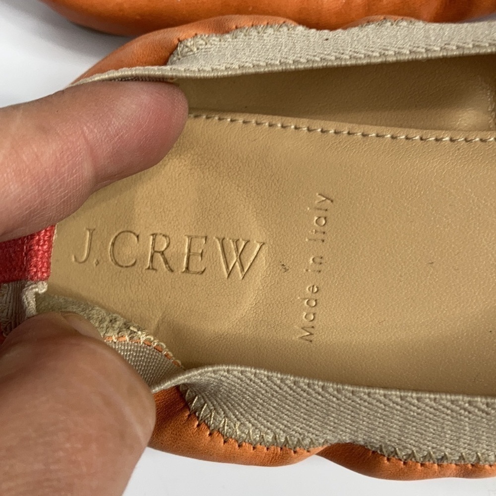 J. Crew Color Block Ballet Flats Size 7.5 - image 2